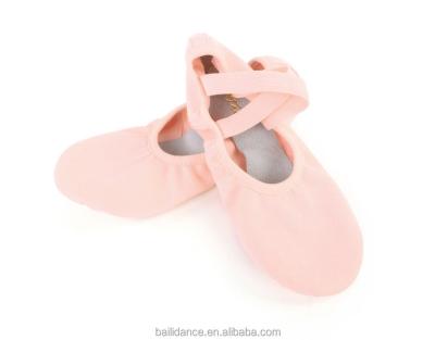 China Ballet Dance Training D012007 Dttrol Dance Soft Split - Sole Elastic Canvas Ballet Shoes for sale