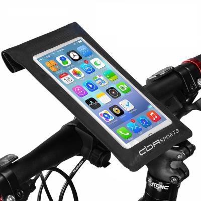 China ODM AS-009 IPX8 840D 6.0 CBR CBR Bike Rack Bag 6.0 Cell Phone Case Nylon Waterproof Universal Bicycle Support Mount for sale