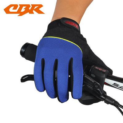 China Spandex Men Women Touch Screen Gel Silicone Padded Thermal Fleece Finger Gloves Windproof Fitness Gloves Full Finger Gloves for sale