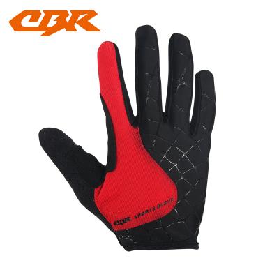 China Microfiber CBR Outdoor Sports Moisture Fleece Recycling Gloves Wicking Impact Resistant Long Finger Racing Gloves for sale