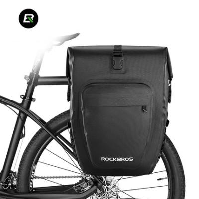 China Water Proof ROCKBROS AS-001 Wholesale Waterproof Bicycle Rack Saddle Bag Recycling Traveling Rear Bag for sale