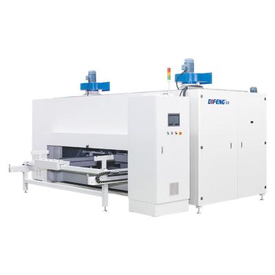 China Wear Resistance And Corrosion Resistance Chinese Factory Sale Machine Tools Woodworking Wood Door Leaf Double Sided UV Curing Machine for sale