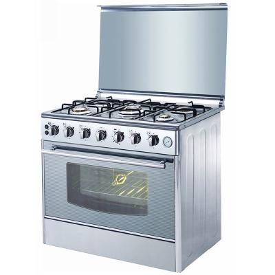 China Traditional Freestanding Gas Stove With 5 Burners And Oven 5 Gas Cooker With Oven Kitchen Combined Cooker For Home Use Top Quality Ranges for sale