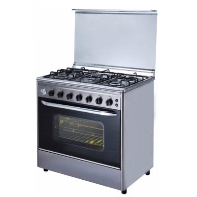 China Traditional 5 Burner Cheap Freestanding Oven For Africa Market Electric Hot Dishes With Oven Gas Cooker Gas Stove Cooking Range Oven for sale