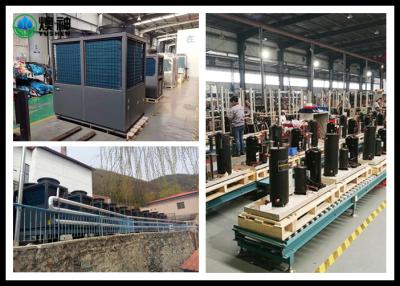 China Energy Saving Central Air Source Heat Pump System For Public Bath House for sale