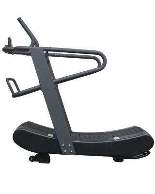 China New Design Commercial Special Handle Commercial Use Gym Equipment Curved Treadmill Air Runner Treadmill for sale