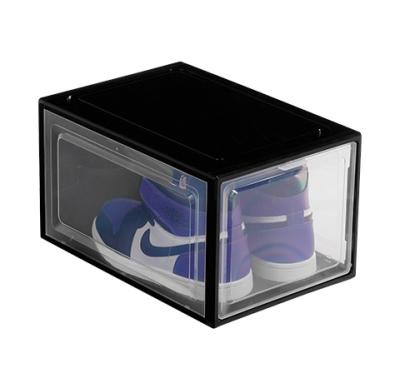 China 2021 Most Popular High Quality Plastic Storage Shoe Storage Box Stackable for sale