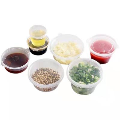 China Factory Price Disposable Hot Wholesale PP Free Sample Clear Transparent Plastic Disposable Sauce Cup 3oz for sale