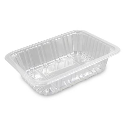 China Disposable wholesale restaurant disposable clear plastic fresh fruit and vegetable tray for sale