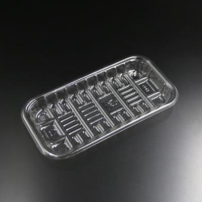 China Wholesale Hot Selling Disposable Blister Food Custom Disposable Plastic Tray For Packing for sale