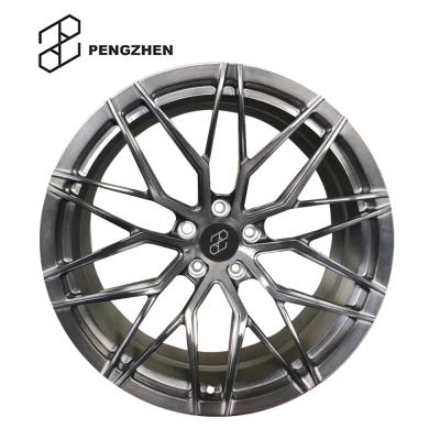 China New design 6061-T6 Pengzhen 20 21 inch pcd 5x130 monoblock aluminum 19 forged alloy wheel rim customized for Porsche for sale