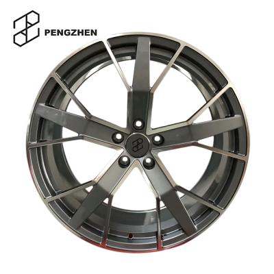 China 6061-T6 Aluminum Pengzhen Forged Wheel 18 19 20 21 22 Inch 5x112 Machine Face Forged Rims For Audi for sale