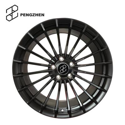 China 6061 Pengzhen T6061 20 inch aluminum black forged car wheel rim for amg C63 for sale