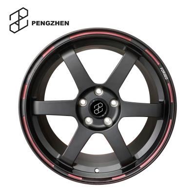 China Aluminum OEM forged design te37 wheel rim for aftermarket cars for sale