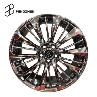 China 6061 T6 Aluminum Pengzhen Forged OEM Mono Block 6061 20 22 24 Inch Chrome Universal Sports Rim Wheels For Lexus gs for sale