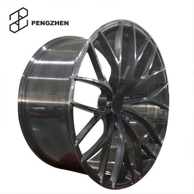 China Passenger Car Wheel Pengzhen Forged Wheel 17 18 19 20 21 22 Inch 5x108 Customized Black Brushed Forged Rim For Jaguar for sale