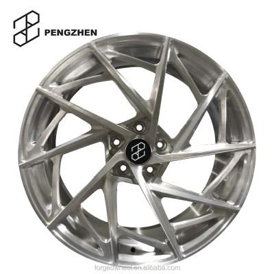 China 6061 T6 Aluminum Brushed Natural Color Aluminum Alloy Forged Wheel 5X120MM 17