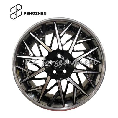 China Good quality 18 inch 6061 T6 Pengzhen passenger car aluminum two-piece forged wheel for sale for sale