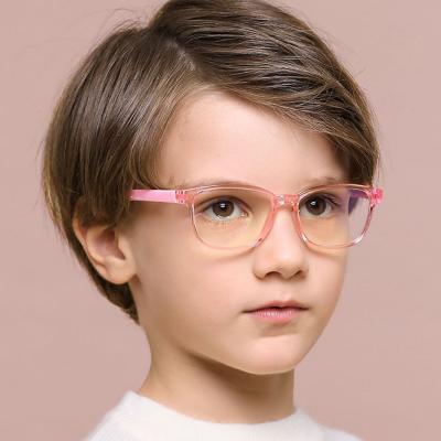 China Glasses For Blocking Fashion TR90 Blue Light Teens Kids Optical Glasses Frames Computer Blue Light Filter Cut Game Glasses Blue Lighr Anti Blocking Glasses for sale