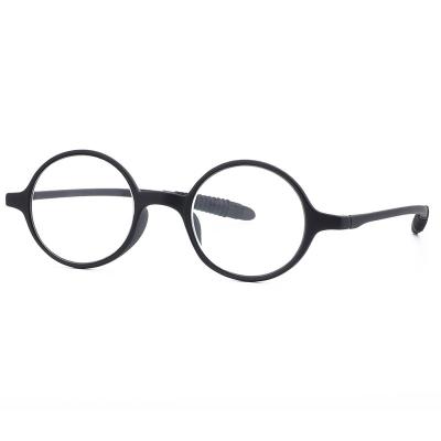 China 2022 Resin Running Frame Round Frame Resin TR90 Fashion Men Women Fashion Antifatique Soft JH Reading Glasses for sale