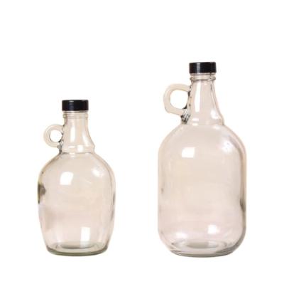 China Top Selling Clear Beverage Storage Glass 32oz 64oz 128oz Wine Jars Beer Shaker California Glass Wine Bottle for sale