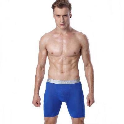 China Hot Selling Cotton Spandex Sexy Comfortable Elastic Men's Underwear Loose Boxer Briefs Breathable Boxer Briefs For Men for sale