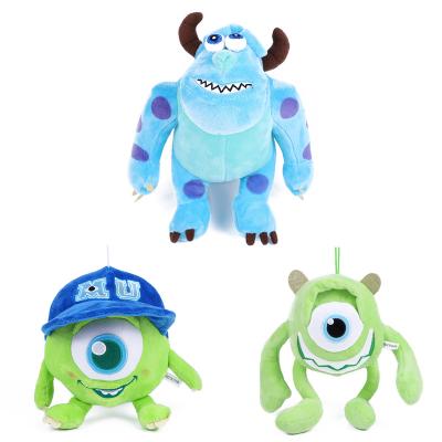 China Lovely Decoration 20cm Little Monster With Big Eyes Plush Toy Mike Big Eyes Doll Birthday For Kids for sale