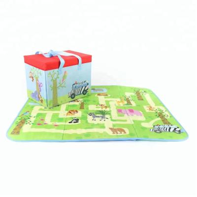 China Educational Toy Foldable Fabric Educational Children's Play Mat for sale