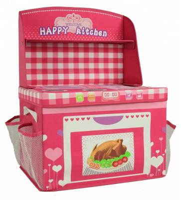 China Playhouse Toy Box For Kids Durable Folding Polyester Hot-selling Storage Box For Fun for sale