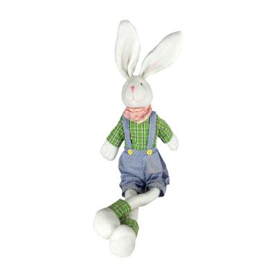 China Best Price White Cute Funny Easter Rabbit Easter Bunny Interior Door Stopper Craft Traditional Craft Decoration Pink High Quality Traditional Draft for sale