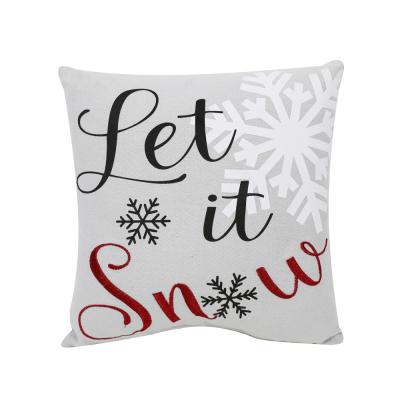 China Disposable Disposable China Supplies Christmas Cushion Cover Home Decor Pillow Case for sale