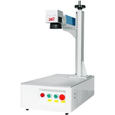 China High Quality Handheld 50W Stainless Steel Gold 3d Fiber Laser Automated Laser Marking Plastic Loading Machine for sale