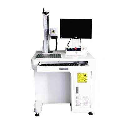 China Factory Direct Sale 20W 30W Laser Batch Number Automated Loading Pet Tags Portable Stretch Mark Laser Marking Machine for sale