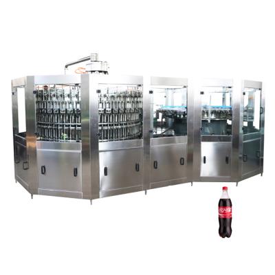 China New Beverage Crown 3 in 1 Soda Fruit Bottle Water Filling Machine for sale