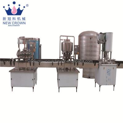 China New Design Beverage Water Filling Machine / Water Purification Linear Mineral Canned Plant Bottle Filling Machine Equipment for sale