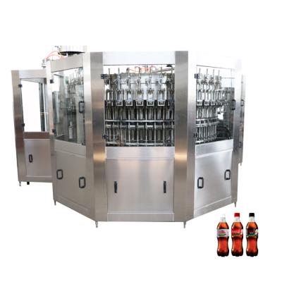 China Full automatic carbonated drinks plastic beverage bottle filling machine with CE, drinks making machine with low price for sale