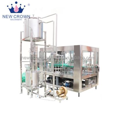 China Automatic Beverage Monobloc Glass Bottled Orange / Mango Juice Processing Machine Filling Plant for sale