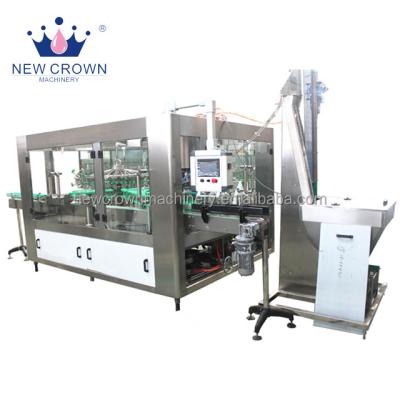 China Fresh Beverage Crown News Juice Monoblock 3-in-1 Juice Filling Machine Competitive Price Hot Sales for sale