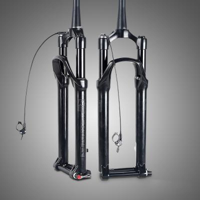 China Mountain Bikes Bicycle Accessories Magnesium Alloy Suspension Air Suspension Fork MTB Mountain Bike Fork Bicycle Fork for sale