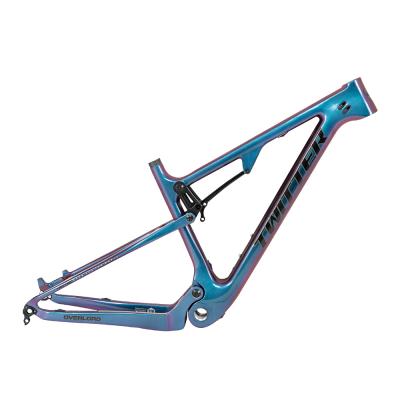 China Mountain bikes factory stock full suspension susption bike frame carbon fiber mtb mountain bike frame for sale for sale