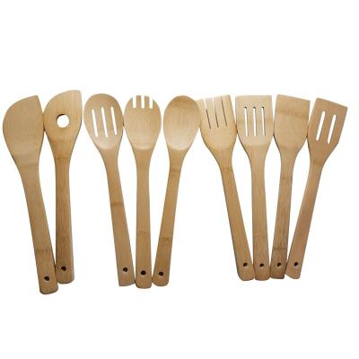 China Sustainable bamboo spatula in stored kitchen implements for cooking for sale