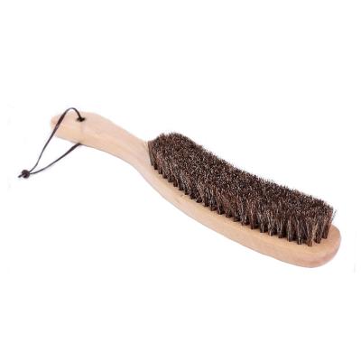 China Viable Custom Logo U-Shape Wooden Hat Cleaning Brush For Hat Gift Set for sale