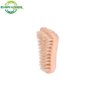 China NAIL Lotus pp wood foot shaped nail brush, can be customize a variety of nail brush styles, personal nail cleaning for sale