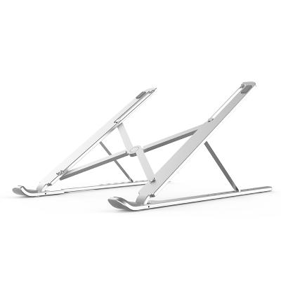 China Wholesale White Portable Aluminum Alloy Folding Laptop Bracket Adjustable (Height) for sale