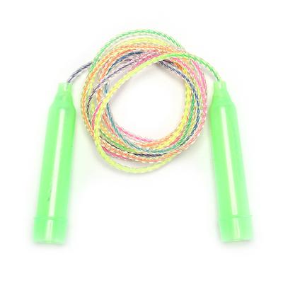 China Crystal Kids Jump Rope Sports Plastic Training Nice Soft PVC Jump Rope For Kids Jumping Fast Crystal Jumping Rope for sale