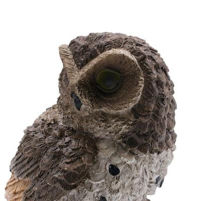 China Creative LED Night IP65 Waterproof Decoration Outdoor Owl Landscape Garden Solar Lamp for sale