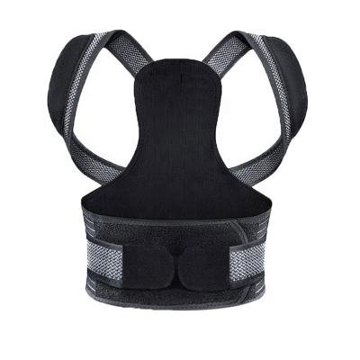 China Comfortable Breathable Adjustable Clavicle Support Back Shoulder Brace Belt Posture Corrector for sale