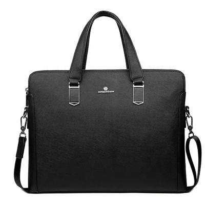 China Online shopping high quality china cross Tote Bag Business Briefcase Shoulder large bag 2019 men's PU leather tote men - body laptop bag for sale