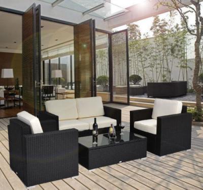 China Outdoor Rattan Wicker Sofa Sectional Patio Garden Furniture for sale