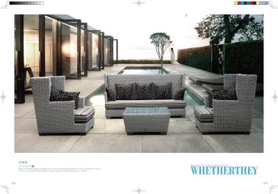 China garden sofa set patio Outdoor Rattan Sofa hotel sofa for sale